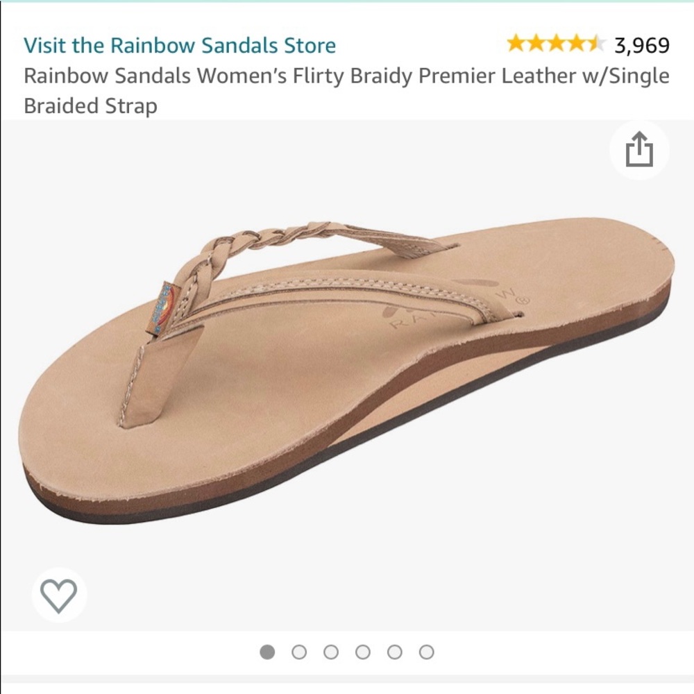 RAINBOW “FLIRTY BRAIDY” Women’s size XL(8.5-9.5)
